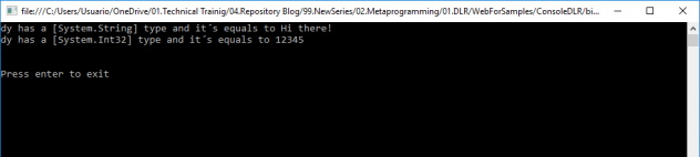 Dynamic C# Overview 5